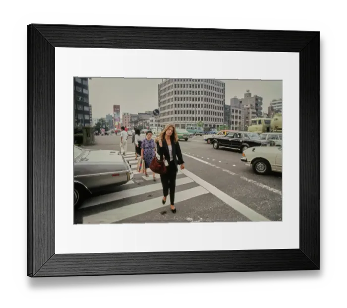 Framed Print : Kinski In Kyoto, 1980 Framed Print : Kinski In Kyoto, 1980