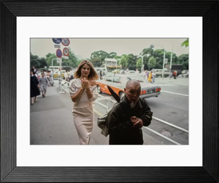 Framed Print : Kinski In Kyoto, 1980 Framed Print : Kinski In Kyoto, 1980