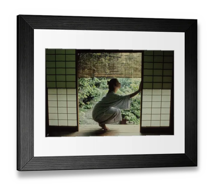 Framed Print : Kinski In Kyoto, 1980 Framed Print : Kinski In Kyoto, 1980