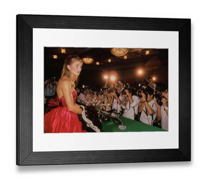 Framed Print : Kinski In Kyoto, 1980 Framed Print : Kinski In Kyoto, 1980