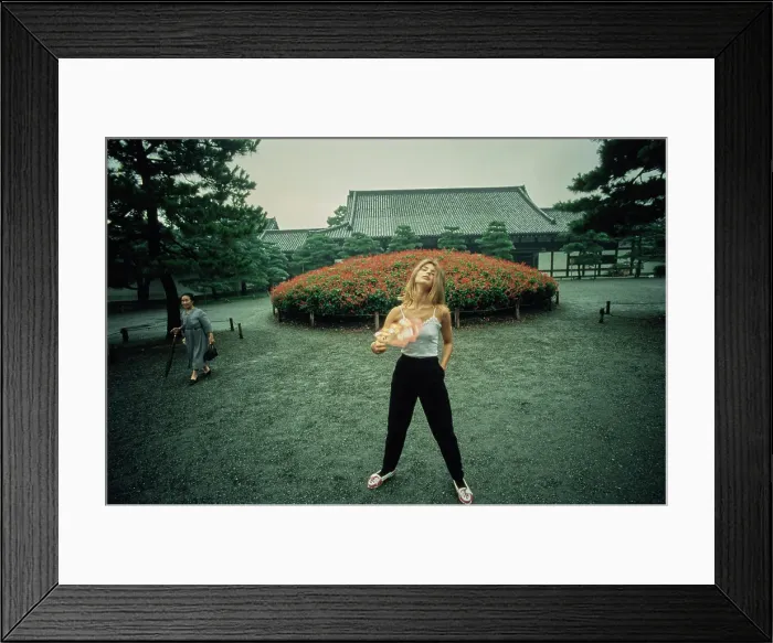 Framed Print : Kinski In Kyoto, 1980 Framed Print : Kinski In Kyoto, 1980