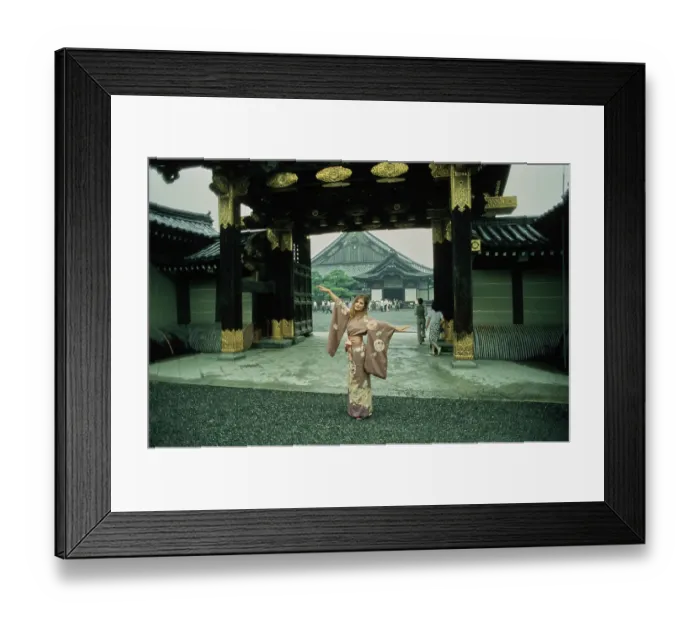 Framed Print : Kinski In Kyoto, 1980 Framed Print : Kinski In Kyoto, 1980