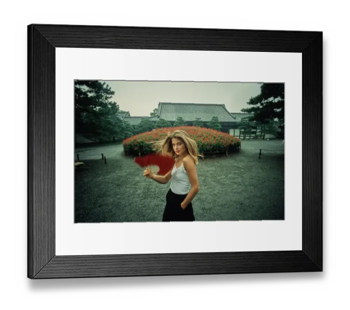 Framed Print : Kinski In Kyoto, 1980 Framed Print : Kinski In Kyoto, 1980