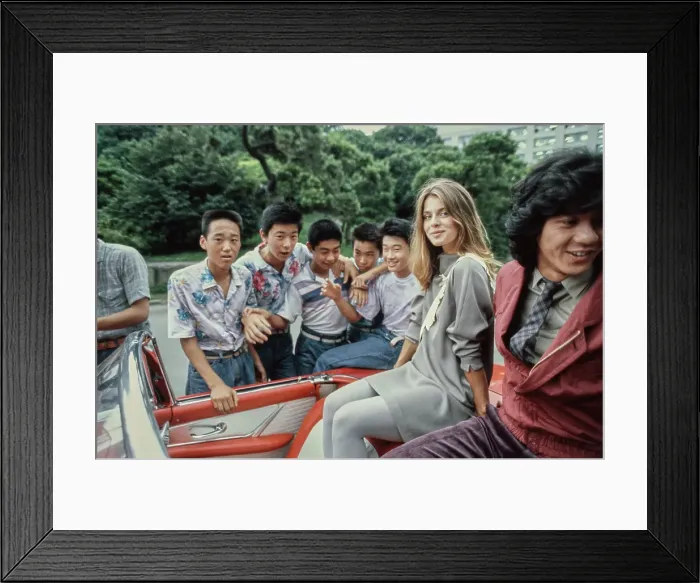 Framed Print : Kinski In Kyoto, 1980 Framed Print : Kinski In Kyoto, 1980