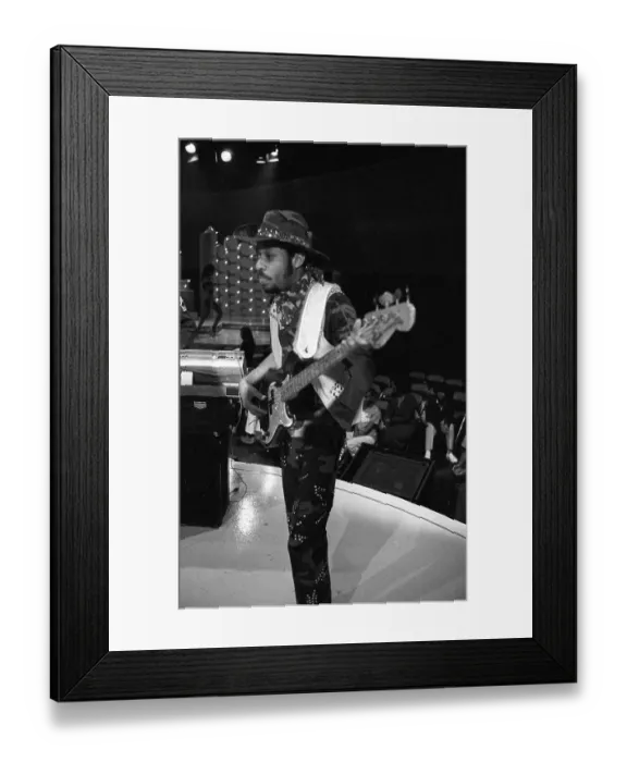 Framed Print : Gap Band Bassist Framed Print : Gap Band Bassist