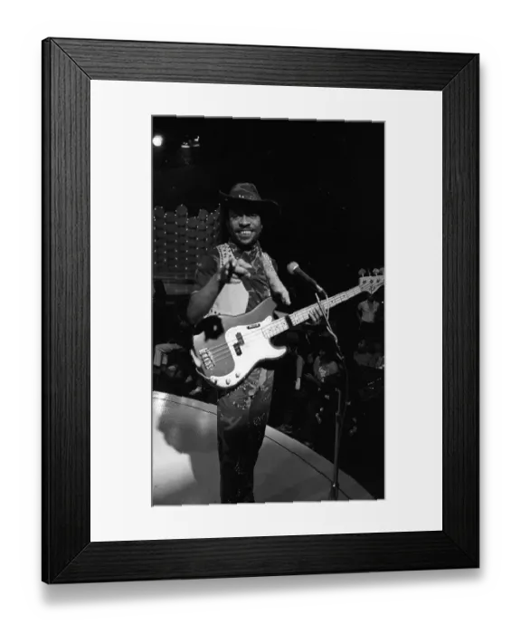 Framed Print : Gap Band Bassist Framed Print : Gap Band Bassist