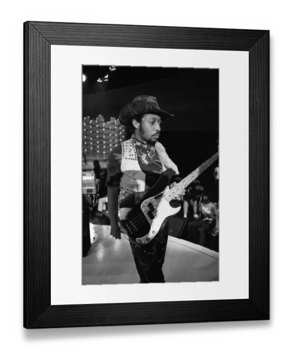 Framed Print : Gap Band Bassist Framed Print : Gap Band Bassist