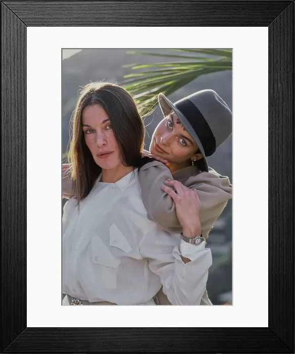 Framed Print : Brigitte Tocki & Nastassja Kinski Framed Print : Brigitte Tocki & Nastassja Kinski