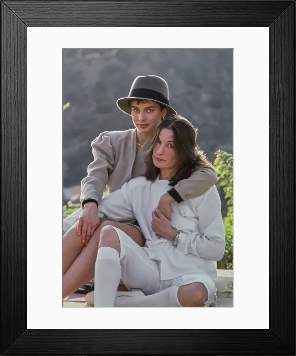 Framed Print : Nastassja Kinski & Brigitte Tocki Framed Print : Nastassja Kinski & Brigitte Tocki
