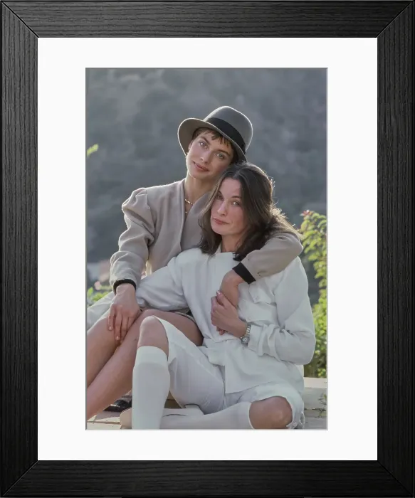 Framed Print : Nastassja Kinski & Brigitte Tocki Framed Print : Nastassja Kinski & Brigitte Tocki
