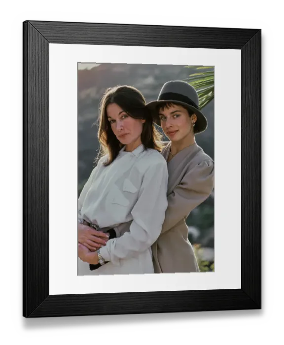 Framed Print : Brigitte Tocki & Nastassja Kinski, 1980 Framed Print : Brigitte Tocki & Nastassja Kinski, 1980