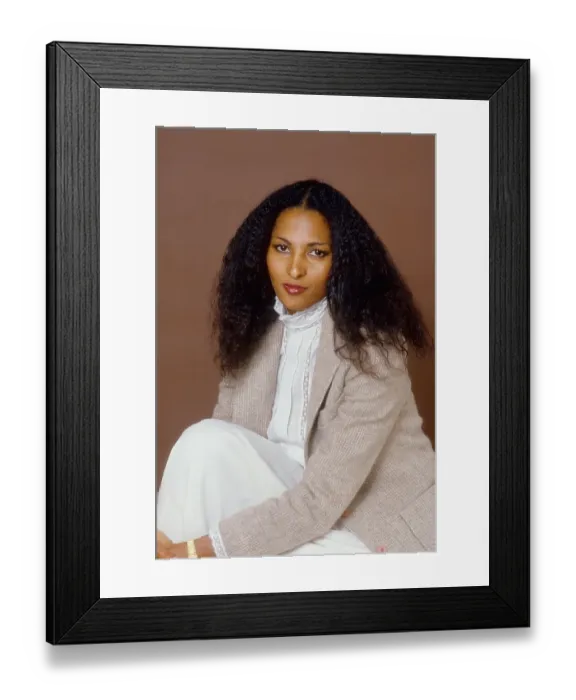 Framed Print : Pam Grier Portrait Session