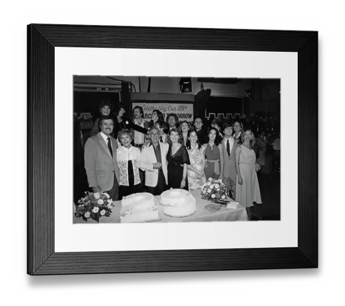 Framed Print : Search For Tomorrow 29th Anniversary Party Framed Print : Search For Tomorrow 29th Anniversary Party