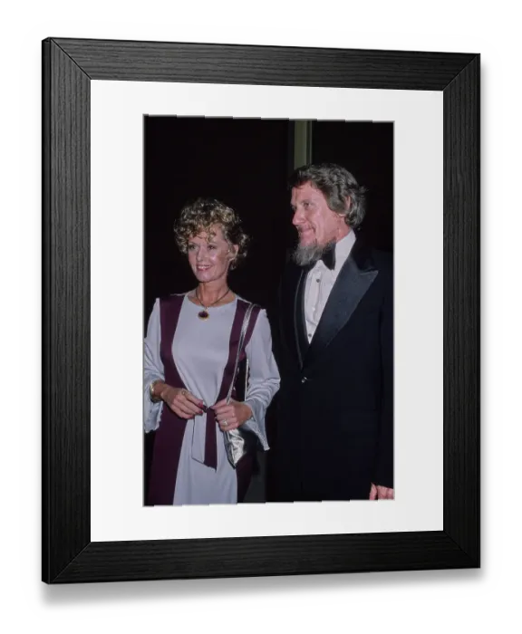 Framed Print : Tippi Hedren & Noel Marshall Framed Print : Tippi Hedren & Noel Marshall
