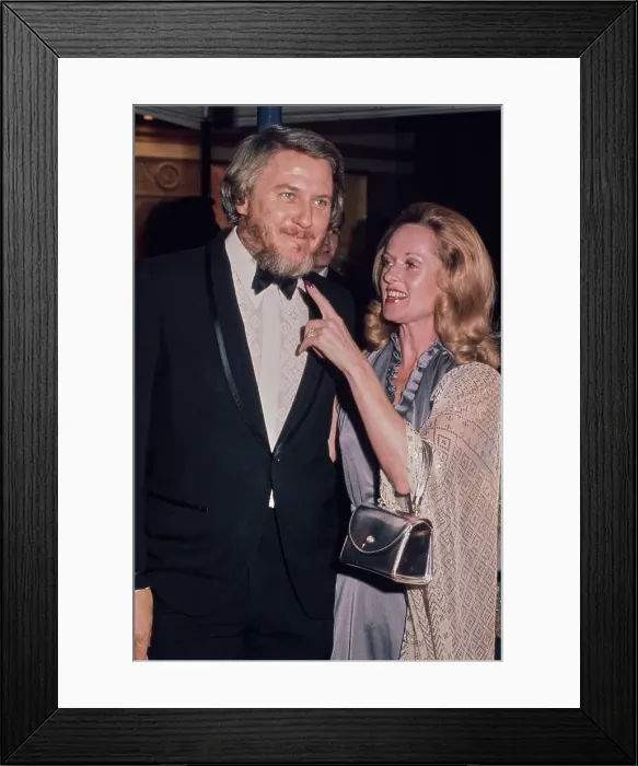 Framed Print : Noel Marshall & Tippi Hedren Framed Print : Noel Marshall & Tippi Hedren