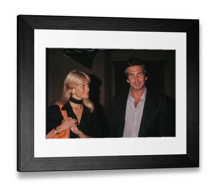 Framed Print : Liz Treadwell & George Hamilton Framed Print : Liz Treadwell & George Hamilton