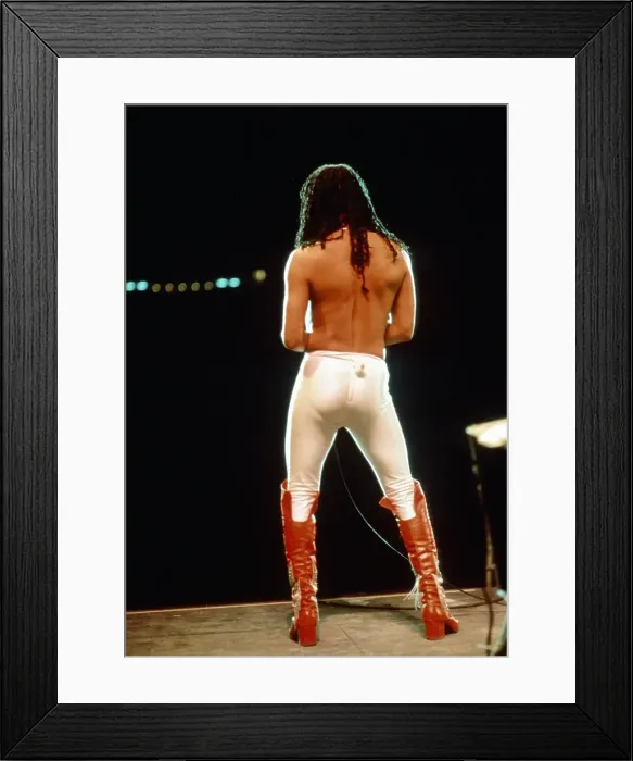 Framed Print : Rick James In Concert Framed Print : Rick James In Concert