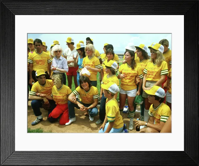 Framed Print : 9th Annual Riviera Las Vegas Celebrity Softball Classic Framed Print : 9th Annual Riviera Las Vegas Celebrity Softball Classic