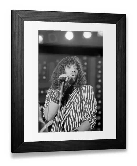 Framed Print : Rick James Performing Framed Print : Rick James Performing