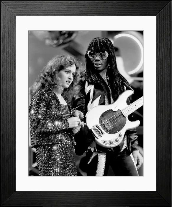 Framed Print : Rick James & Teena Marie PErforming Framed Print : Rick James & Teena Marie PErforming