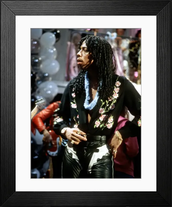 Framed Print : Rick James Performing On A TV Show Framed Print : Rick James Performing On A TV Show