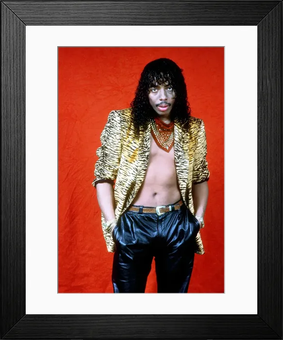 Framed Print : Rick James Portrait Framed Print : Rick James Portrait