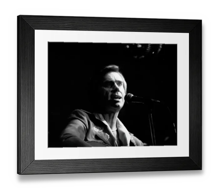 Framed Print : George Jones At The Palomino Framed Print : George Jones At The Palomino