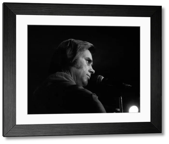Framed Print : George Jones Performing Framed Print : George Jones Performing