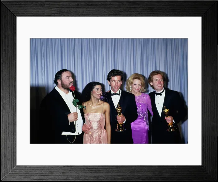 Framed Print : Pavarotti, Pitchford, Dickinson And Gore Attend the 53rd Annual Academy Awards Framed Print : Pavarotti, Pitchford, Dickinson And Gore Attend the 53rd Annual Academy Awards