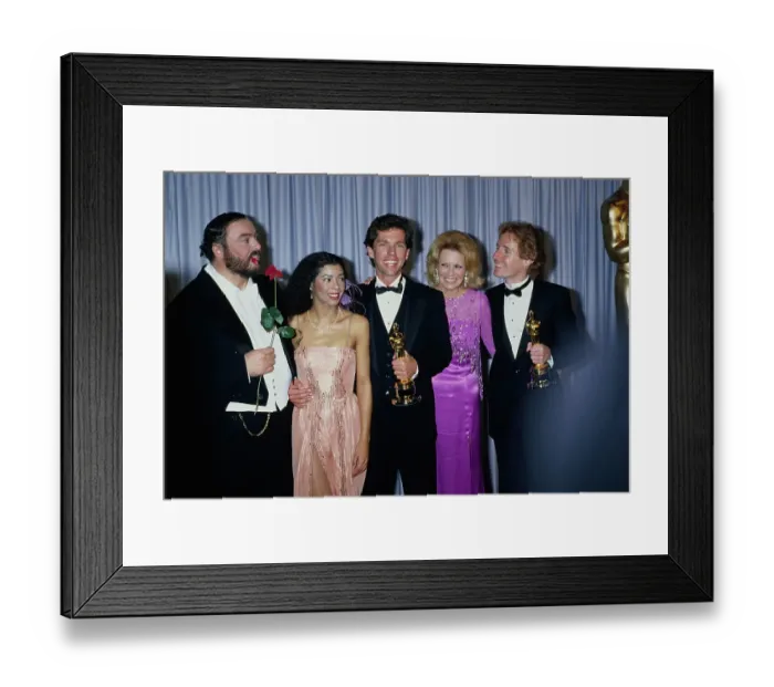 Framed Print : Pavarotti, Pitchford, Dickinson And Gore Attend the 53rd Annual Academy Awards Framed Print : Pavarotti, Pitchford, Dickinson And Gore Attend the 53rd Annual Academy Awards