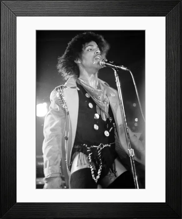 Framed Print : Prince Live At Flipper's Framed Print : Prince Live At Flipper's