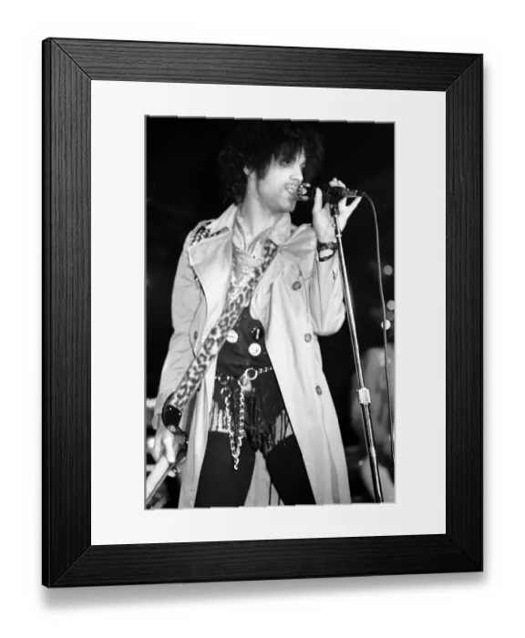 Framed Print : Prince Live At Flipper's Framed Print : Prince Live At Flipper's