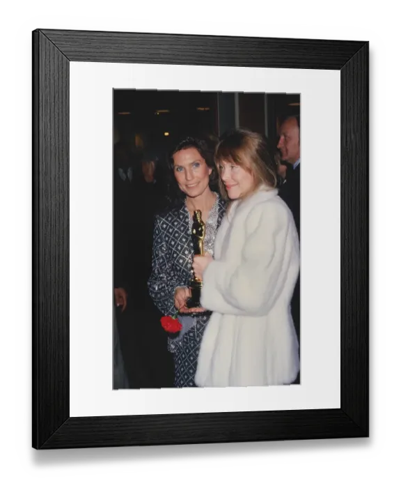 Framed Print : Loretta Lynn & Sissy Spacek At Academy Awards Framed Print : Loretta Lynn & Sissy Spacek At Academy Awards