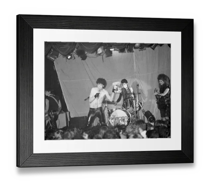 Framed Print : The Cramps At The Roxy Framed Print : The Cramps At The Roxy