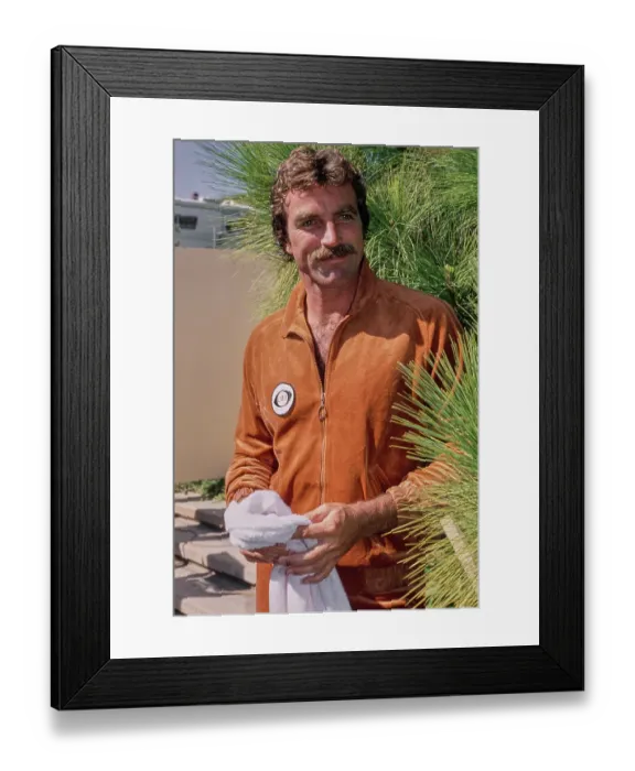 Framed Print : Battle of the Network Stars X - Tom Selleck Framed Print : Battle of the Network Stars X - Tom Selleck