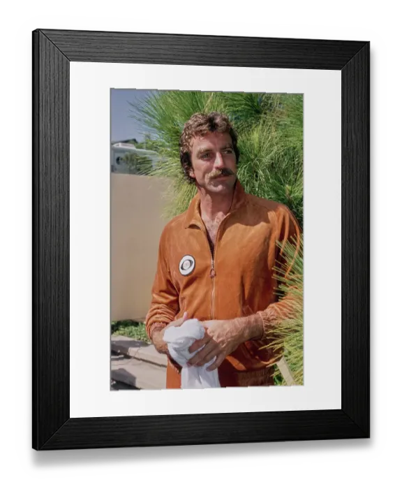 Framed Print : Battle of the Network Stars X - Tom Selleck Framed Print : Battle of the Network Stars X - Tom Selleck