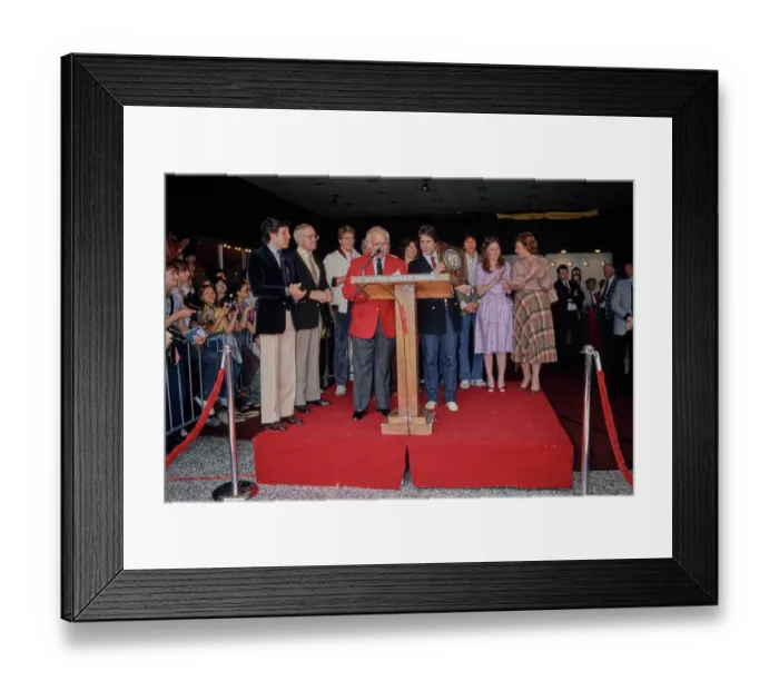 Framed Print : Henry Winker Walk Of Fame Star Ceremony, 1981 Framed Print : Henry Winker Walk Of Fame Star Ceremony, 1981