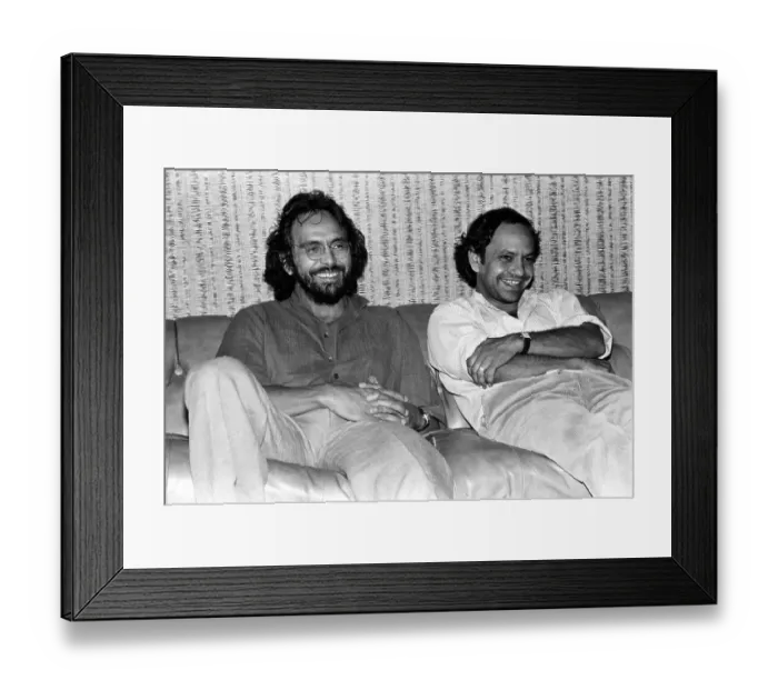 Framed Print : Cheech And Chong Interview For Nice Dreams