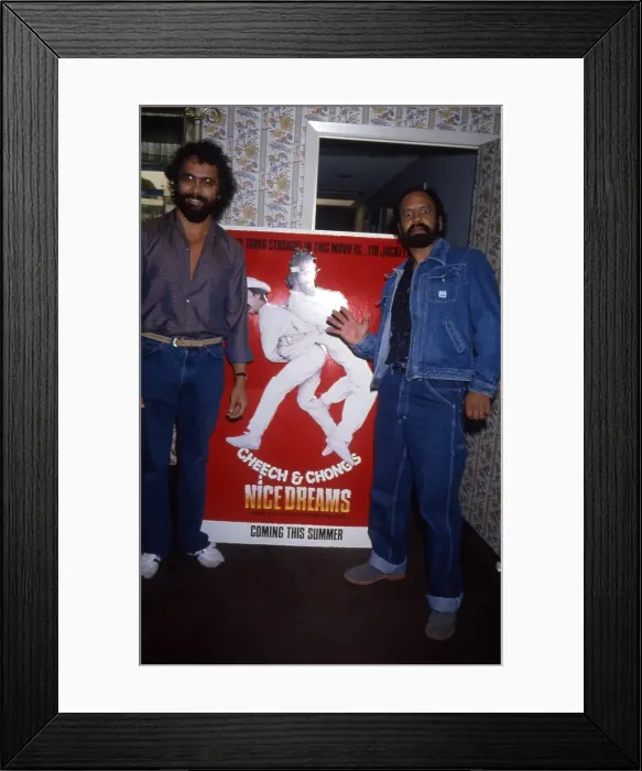 Framed Print : Cheech And Chong Interview For Nice Dreams Framed Print : Cheech And Chong Interview For Nice Dreams