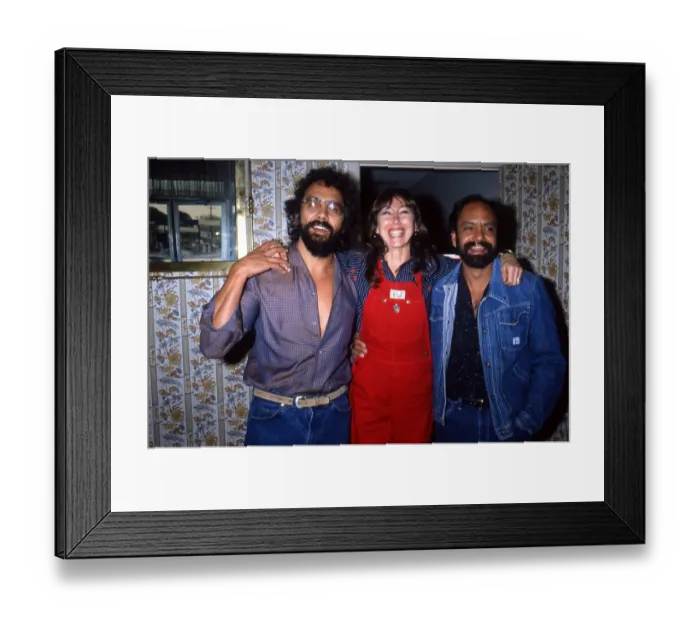 Framed Print : Cheech And Chong Interview For Nice Dreams