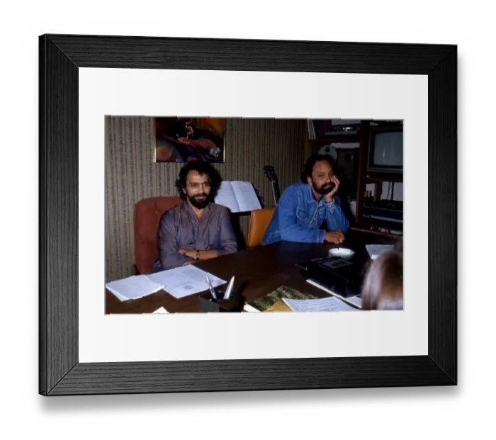 Framed Print : Cheech And Chong Interview For Nice Dreams