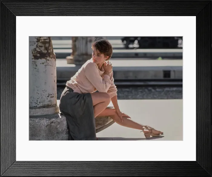 Framed Print : Nastassja Kinski Filming Cat People, 1981 Framed Print : Nastassja Kinski Filming Cat People, 1981