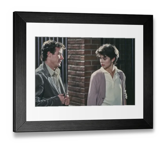 Framed Print : Nastassja Kinski Filming Cat People, 1981 Framed Print : Nastassja Kinski Filming Cat People, 1981