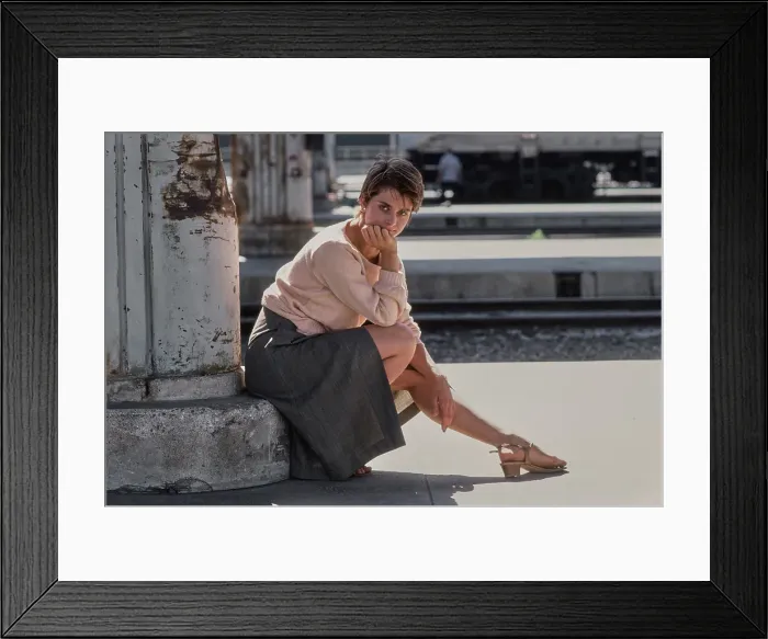 Framed Print : Nastassja Kinski Filming Cat People, 1981 Framed Print : Nastassja Kinski Filming Cat People, 1981