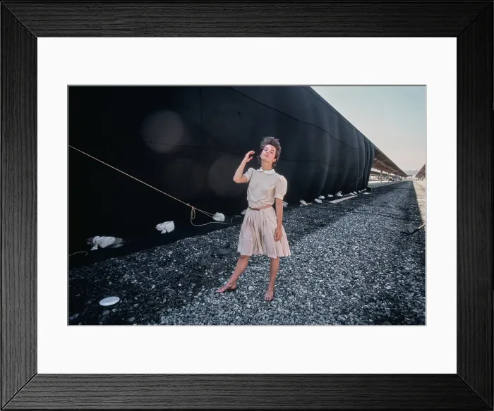 Framed Print : Nastassja Kinski Filming Cat People, 1981 Framed Print : Nastassja Kinski Filming Cat People, 1981
