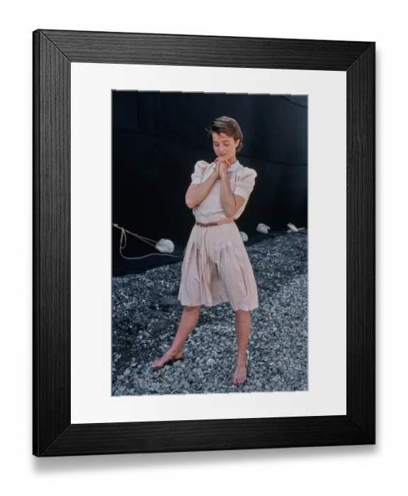 Framed Print : Nastassja Kinski Filming Cat People, 1981 Framed Print : Nastassja Kinski Filming Cat People, 1981