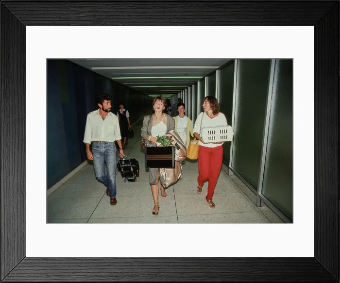Framed Print : Nastassja Kinski & Brigitte Tocki, 1981 Framed Print : Nastassja Kinski & Brigitte Tocki, 1981