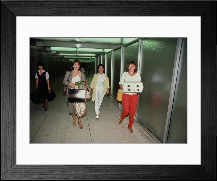 Framed Print : Nastassja Kinski & Brigitte Tocki, 1981 Framed Print : Nastassja Kinski & Brigitte Tocki, 1981