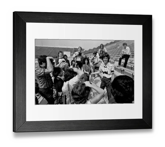 Framed Print : Mick Jagger At JFK Stadium Framed Print : Mick Jagger At JFK Stadium