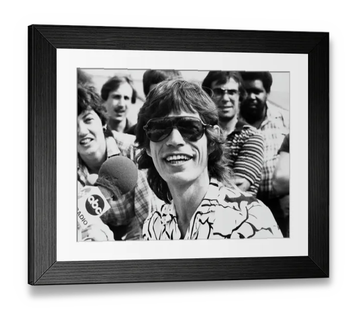Framed Print : Mick Jagger At JFK Stadium Framed Print : Mick Jagger At JFK Stadium